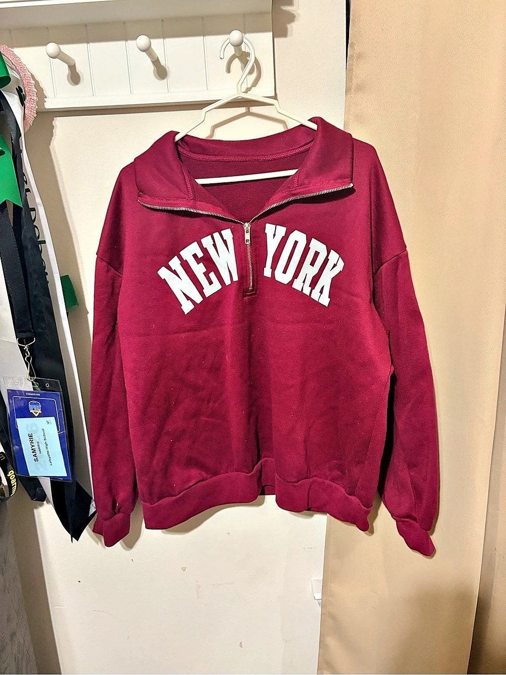 New York Graphic Zip Hoodie